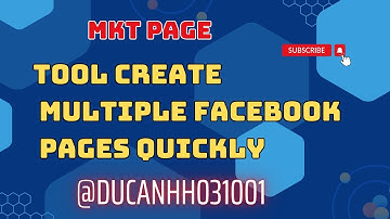 How To Create Multiple Facebook Pages Quickly | Automatically Create Page Profile