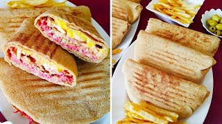 how to prepare poutchi sandwich recipe تحضير ساندويتش بوتشي منزلي أفضل من المحلات