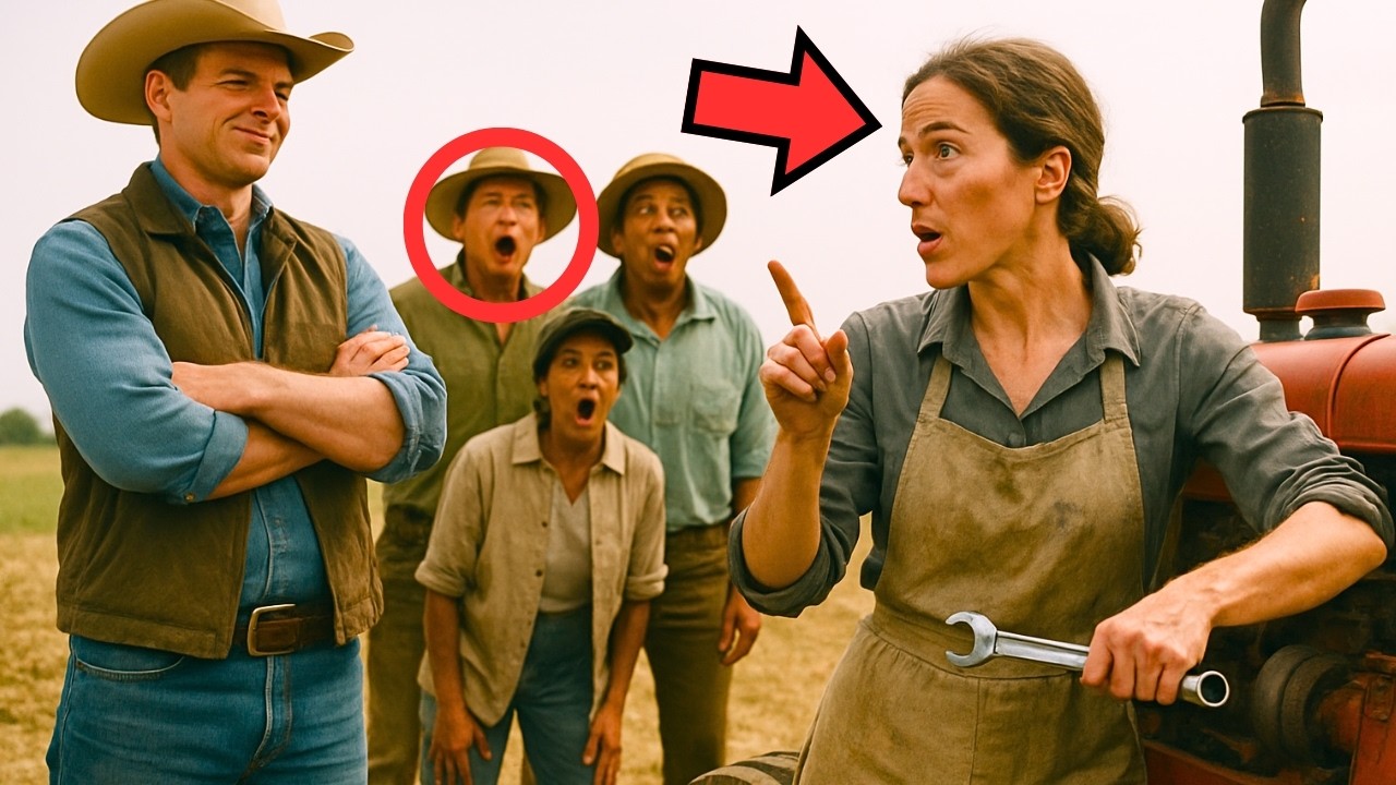 ¡ÉL SE BURLÓ DE LA MUJER ARREGLANDO EL TRACTOR   ELLA LE DIO UNA CLASE DE MECÁNICA!