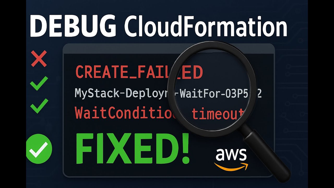 AWS CloudFormation Troubleshooting Tutorial | Debug Stack Failures ...