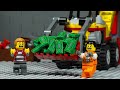 They Broke The Bank Vault With The Excavator - Lego City Bank Robbery