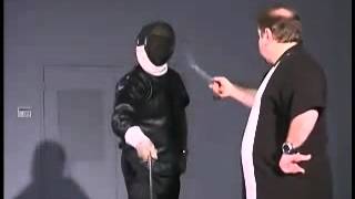 Cold Steel  3 of 3 Basic Self Defense With Saber   Cutlass