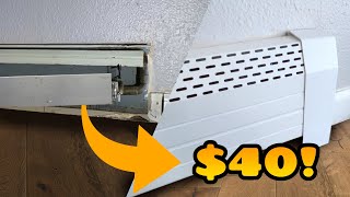 Fixing Ugly Baseboard Heaters with covers