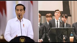 PRESIDENT JOKOWI AND BTS ARMY : HADIR DALAM SIDANG UMUM PBB KE - 75