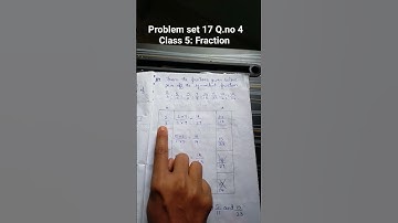Problem set 17 Q.no 4| 5th standard| class 5|#maths #fraction #viral