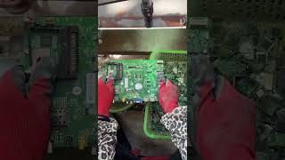 Electronics Recycling: Removal of Valuable Chips from Boards | Cutting Process