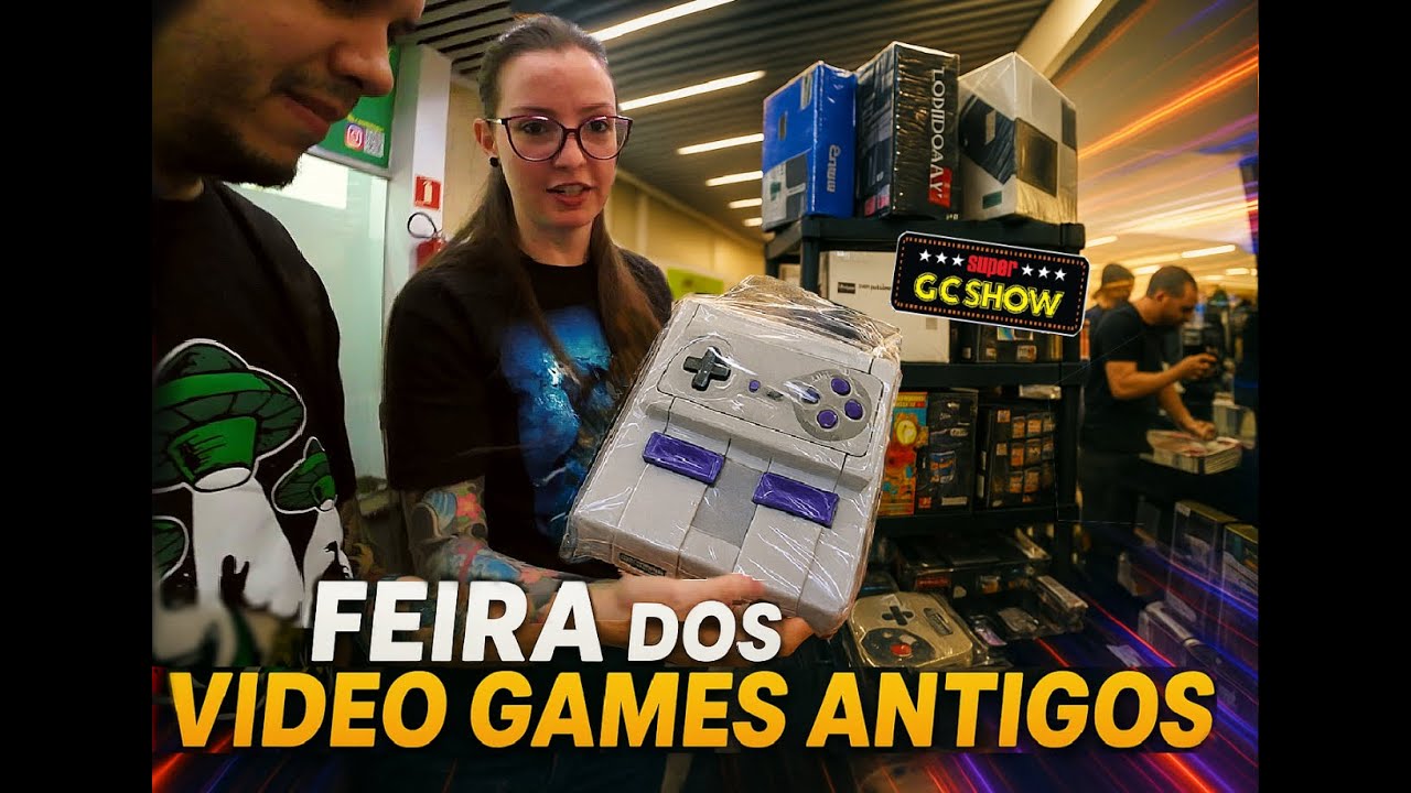 🎮 FEIRA DOS VIDEOGAMES ANTIGOS EM SÃO PAULO - Uma viagem nostálgica ao passado dos games! 🕹️