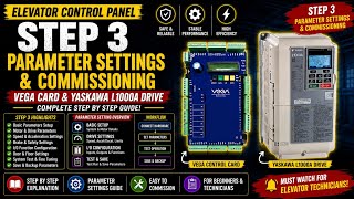 Elevator Control Panel Wiring | VEGA Control Card & Yaskawa L1000A Drive Explained
