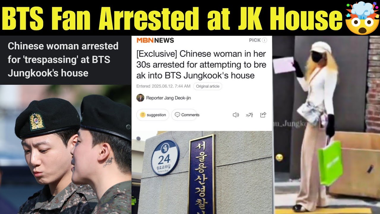 Saesang Fan Arrested at Jungkook's House 😡 BTS JK Fan Breaking into JK