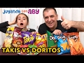 Takis contra Doritos. ¿CUÁL PICA MÁS? Doritos Roulette