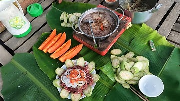 Gù Bò Nhúng Lẩu Mắm Ruốc Món Lạ Mà Ngon | NQCTV