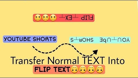 How to Flip or Rotate any Text in Android Mobile