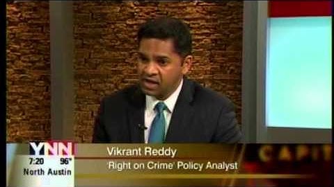 Vikrant P. Reddy discusses Right On Crime and prison reform on YNN Austin