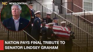 Final Farewell to Senator Lindsey Graham | Funeral, State Tribute & F-16 Flyover | AC1P
