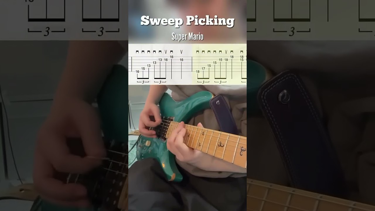 guitar sweep picking training #lesson