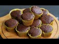 Easy &amp; Quick Mini Chocolate Cupcake Recipe | Without Oven | Teatime Cupcake Recipe | N&#39;Oven