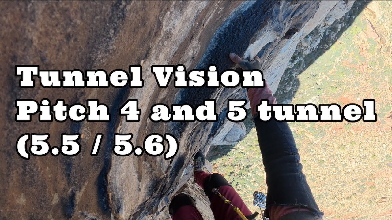 Tunnel Vision 5.7 (pitch 4 & 5) - Climbing Red Rock Canyon, NV