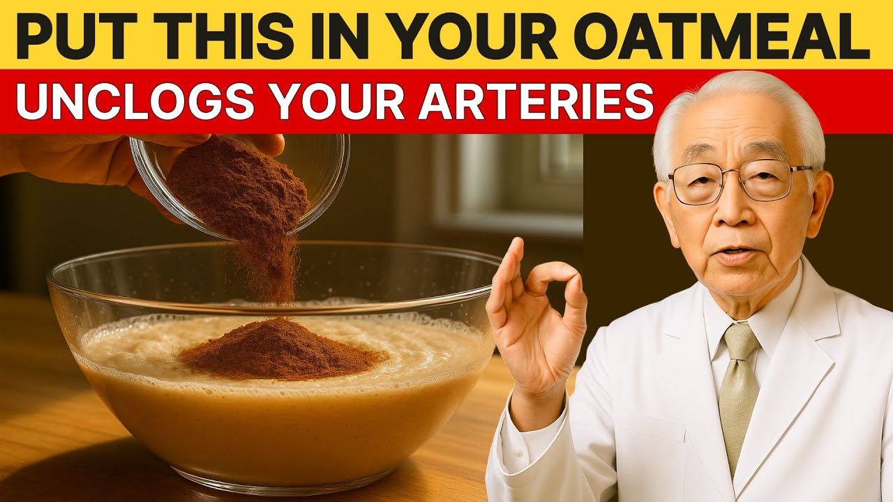 Japan’s Oldest Doctor: Add THIS One Ingredient to Your Oatmeal to Clear Your Arteries