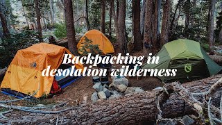 3 Days Backpacking in Desolation Wilderness - Echo lake to Tamarack lake