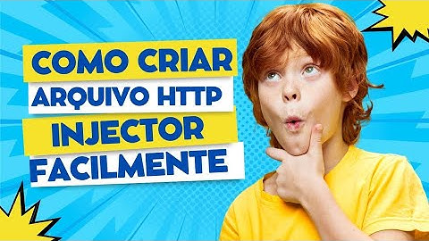 Como criar um arquivo no Http Injector da maneira correcta.