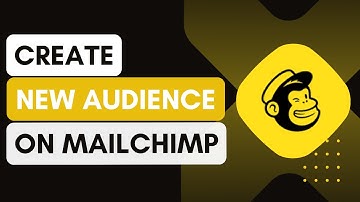 How To Create A New Audience On Mailchimp (2024) !