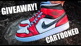 GIVEAWAY! CUSTOM CARTOON JORDAN 1s CHICAGO - Jordan Vincent