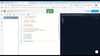 Programming Lesson 1 Part 3 calculations and BIDMAS