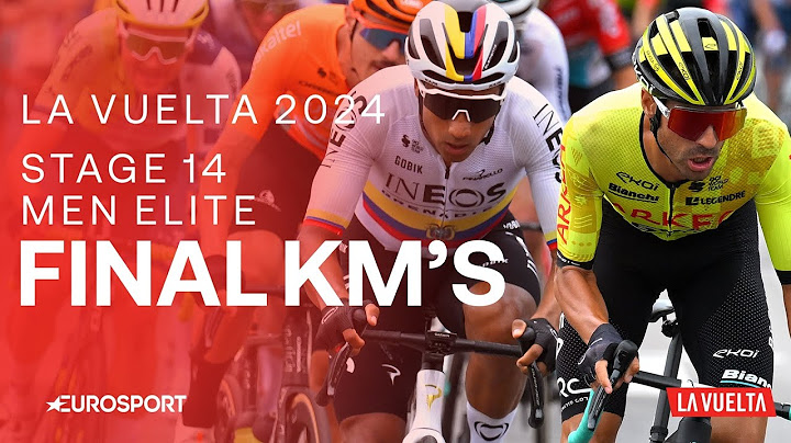 CLOSE SPRINT FINISH ‍💨 | La Vuelta a España Stage 14 Final Kilometres | Eurosport Cycling