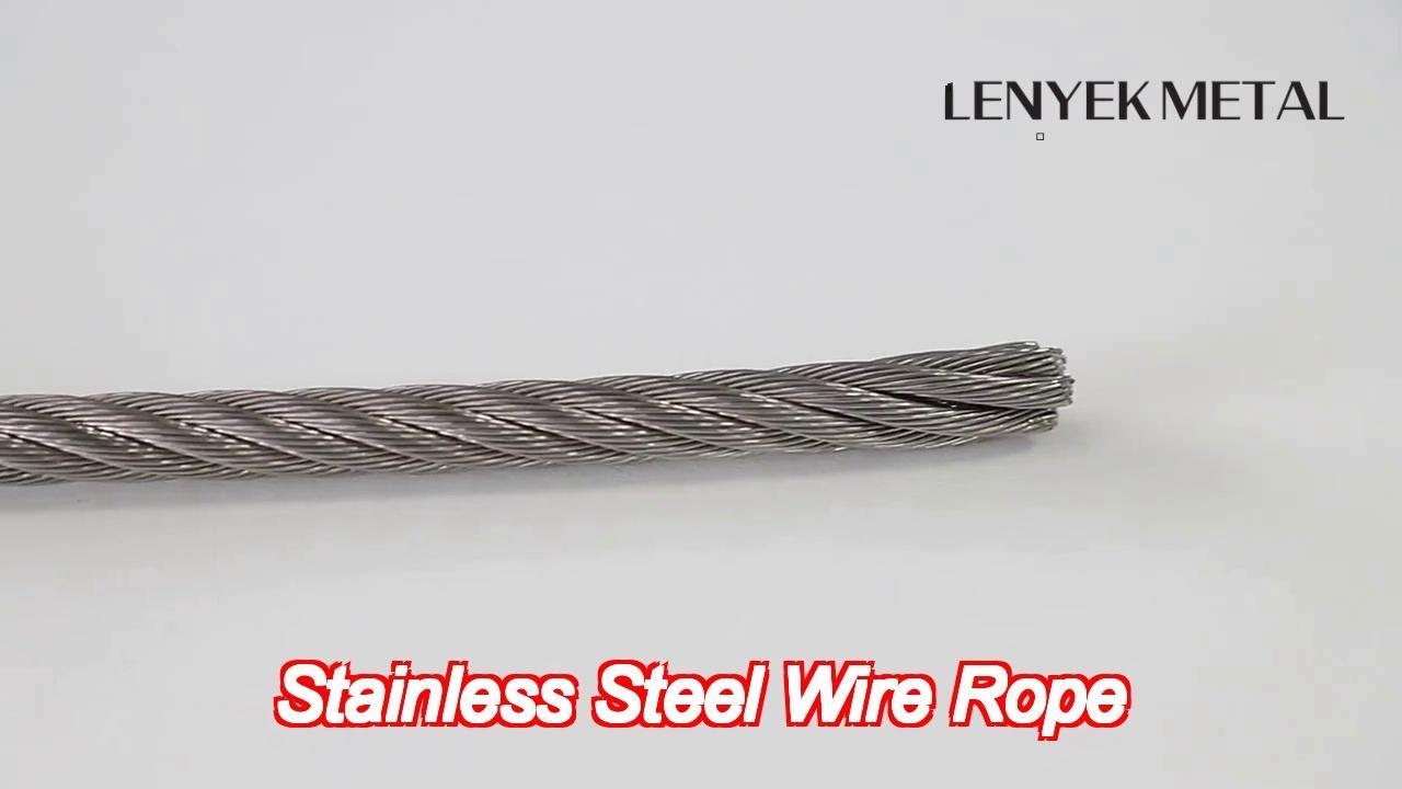5mm - 10mm ss 316 304 stainless steel wire rope 1x37 invisible grille ...