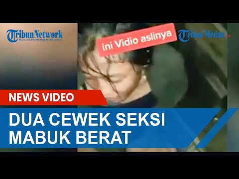 Viral, Dua Cewek Seksi Mabuk Berat Direkam Teman