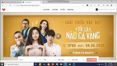 Đồ án ReactJS  - Booking Ticket - Khuất Duy Quang - Cybersoft