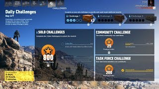 Ghost Recon Wildlands Daily Challenges Week 19 Day 2 Task Force Challenge