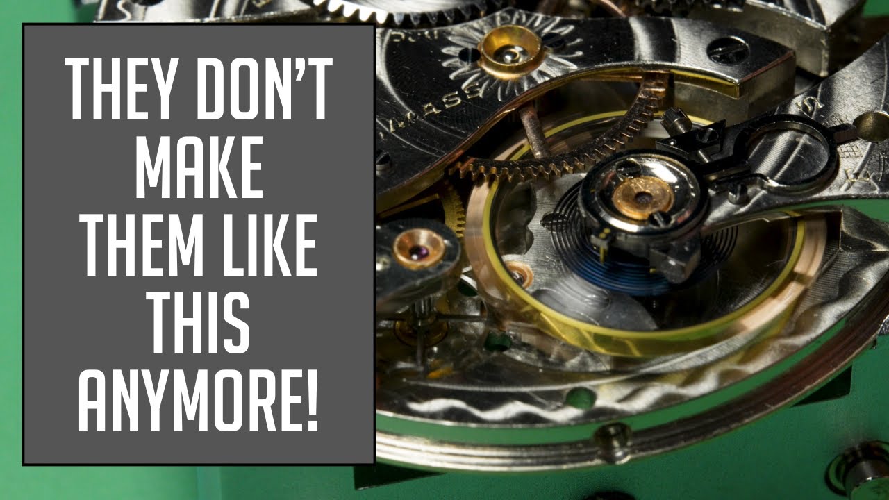 Великолепная реставрация карманных часов Waltham железнодорожного класса!