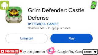 Let's Play Grim Defender : Castle Defance [ Android Gameplay ] @offlineplayhouse  screenshot 5