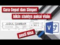 Cara Mudah dan Simpel Bikin Stuklys pakai Visio Drawing