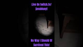 There&#39;s No Way I Survived This! #phasmophobia #twitch #twitchstreamer #twitchclips