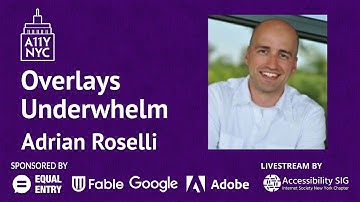 Overlays Underwhelm - Adrian Roselli