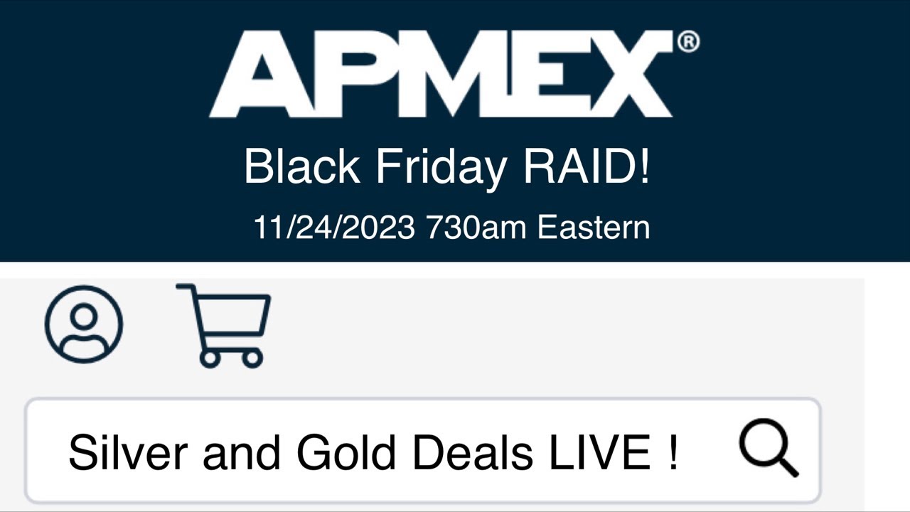 🔴 LIVE APMEX Raid! Black Friday Silver and Gold Deals (Let’s Go!) YouTube