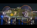 Exclusive Night Engine-Run Photoshoot | B-25, P-40 & T-34 – Warbirds Over Monroe 2025 Airshow