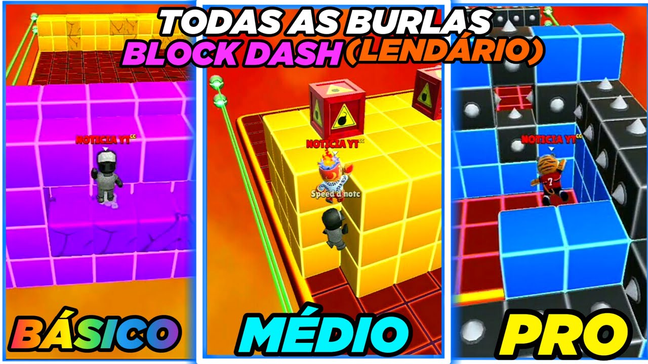 Melhores burlas no block dash lendário #protips #viral #fyp #impossibl