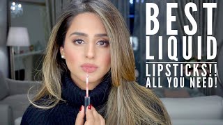 ALL MY FAVORITE  LIQUID LIPSTICKS + SWATCHES | HADIA