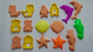 Making shapes with kinetic sand Activity play set for kids| satisfying video Making shapes with kinetic sand Activity play set for kids| satisfying video