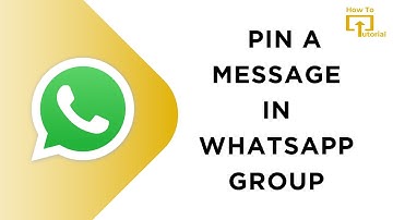 How to Pin a Message in WhatsApp Group