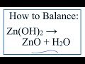 Balancing Chemical Equations Concepts