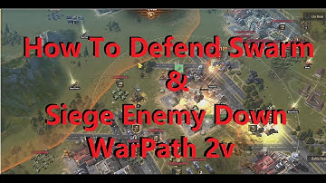 Warpath - How To Defend Enemy Swarm & B2B & Counter-Attack Back (Tutorial Tips & Trick)