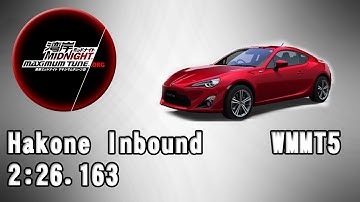 WMMT5 Hakone Inbound 2:26.163 Toyota 86 GT (ZN6) - maximumtune.org