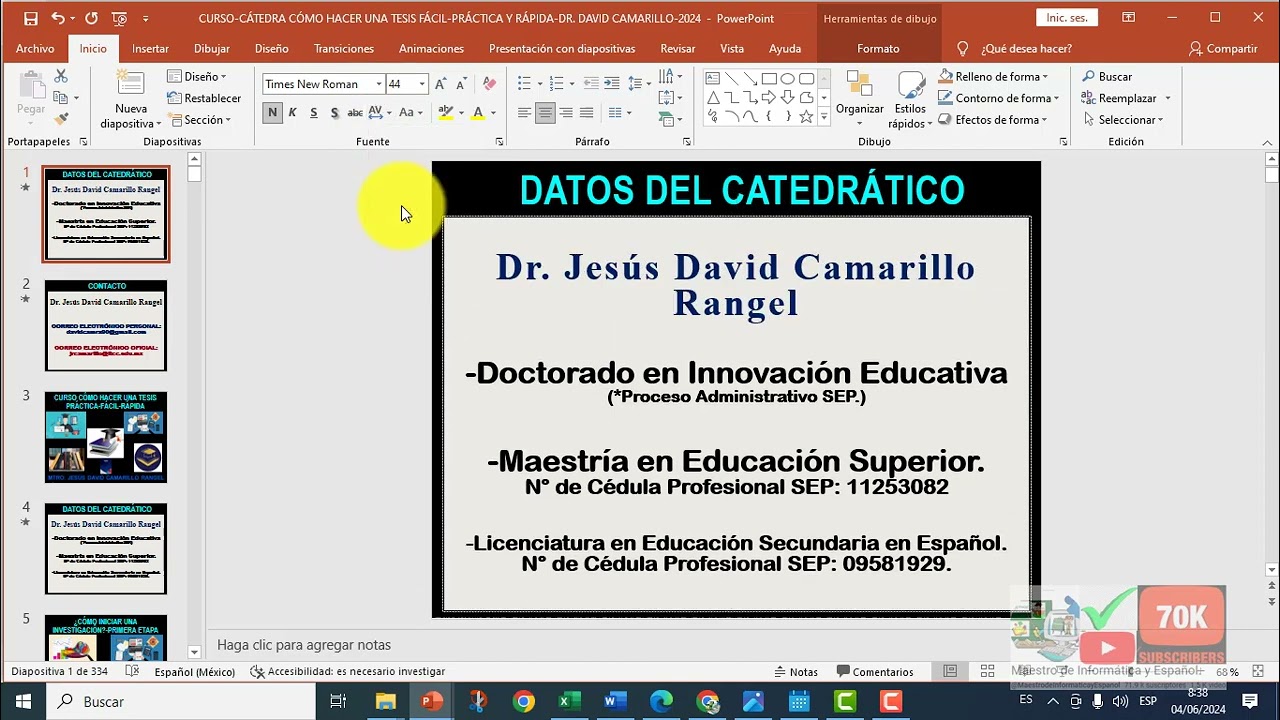 ¿COMO AGREGAR SEPARACIÓN ENTRE LETRAS SIN SER ESPACIADO POWER POINT?