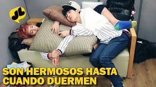 BTS SON TAN TIERNOS DORMIDOS  MOMENTOS DE BTS DURMIENDO