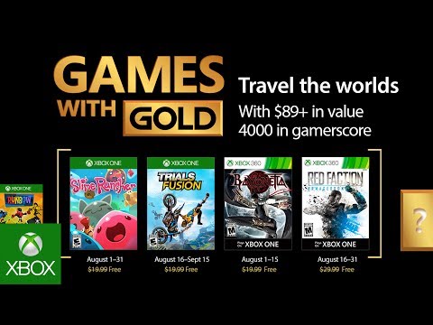 Список бесплатных игр по программе Games With Gold в августе: с сайта NEWXBOXONE.RU