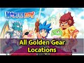 Monster boy and the cursed kingom  golden gear locations